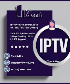 IPTV 1 Month Subscription - The Best IPTv Provider