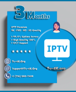 IPTv 3 Months Plan Subscription - IPTV Service Provider