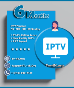 IPTv 6 Months Plan Subscription - IPTV Service Provider