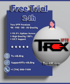 Trex IPTV Free Trial 24H - IPTV Service Provider