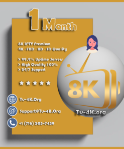 8K IPTV 1 Month Subscription